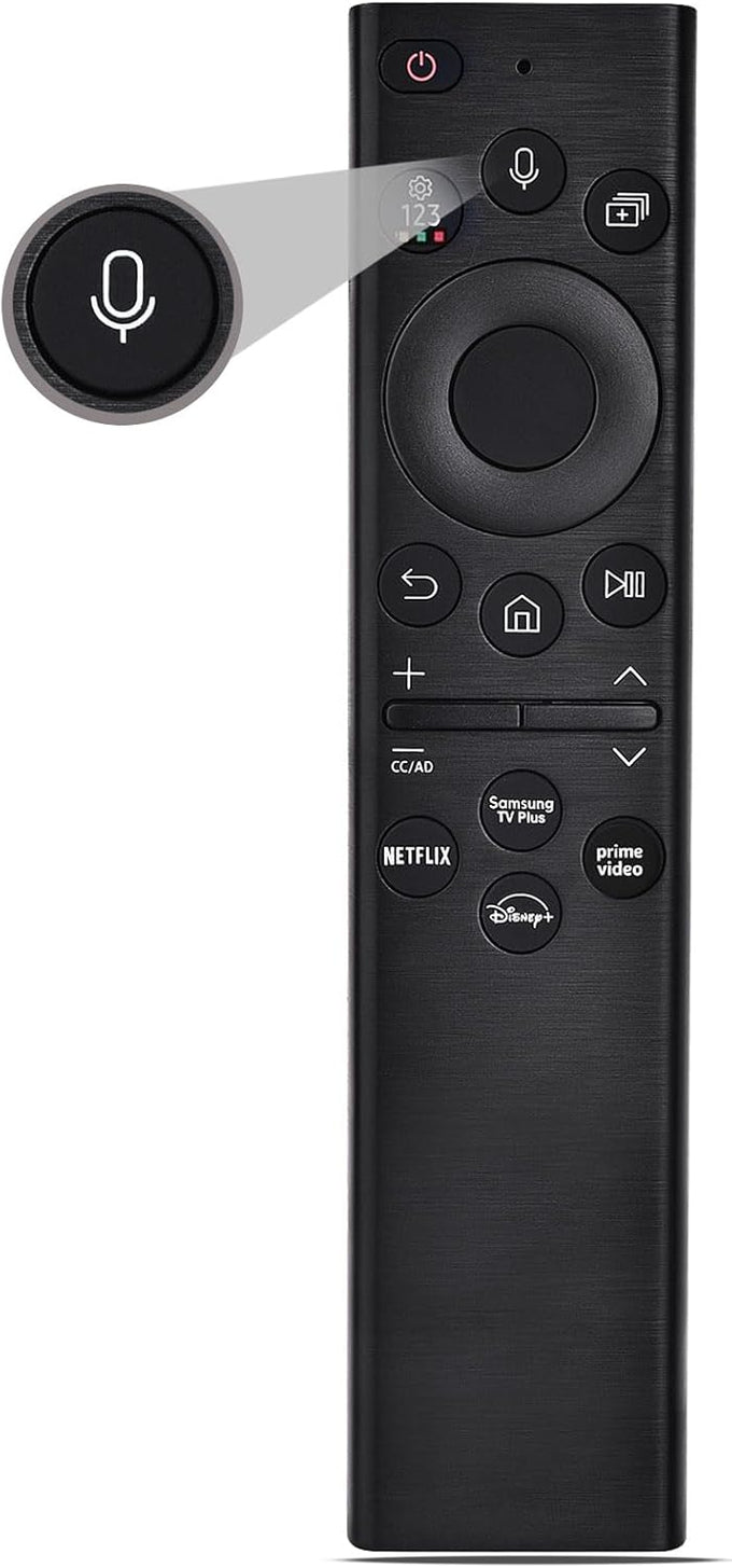 Voice Remote for Samsung Smart TV,Replacement Control for Frame TV,for All 2019 to 2025 Samsung Crystal/UHD/QLED/NEO QLED/ 4K 8K Smart TVs,No Solarcell,BN59-01385A