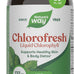Nature's Way Chlorofresh Liquid Chlorophyll, Chlorophyllin Copper Complex, Internal Deodorant Supplement, Supports Healthy Skin and Detox Pathways*, Mint Flavored, 16 fl oz