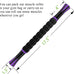 Muscle Roller Massage Stick - Deep Tissue Fascia Blaster for Myofascial Pain Relief and Lymphatic Drainage