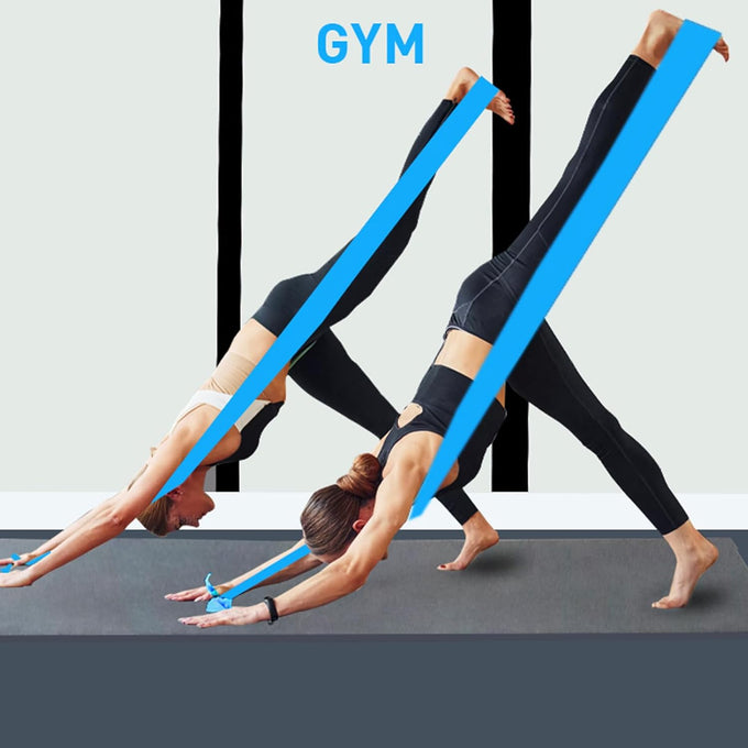 A AZURELIFE Resistance Bands - Latex-Free Exercise Bands for Strength Training, Yoga, Rehab