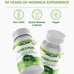 PURA VIDA MORINGA Organic Moringa Capsules, Pure Moringa Leaf Powder Single Origin for Energy, Metabolism & Immune Support, 120ct, 500mg Caps