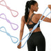 Figure 8 Resistance Bands for Full-Body Workouts - Durable Latex Bands with Handles