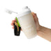 Oats Overnight Leakproof Shaker Bottle - 8oz Fill Line, Dishwasher Safe