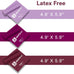 A AZURELIFE Resistance Bands - Professional Non-Latex Elastic Bands for Yoga, Pilates, Rehab