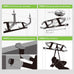 KAKICLAY Upgrade Multi-Grip Pull Up Bar with Smart Hooks - USA Patent, Warranty