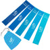 Fit Simplify Resistance Loop Bands - Set of 5 with Carry Bag & Guide