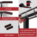 AmazeFan Pull Up Bar Doorway with Ergonomic Grip - Home Gym Chin-Up Frame