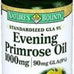 Nature's Bounty Primrose Oil 1000mg, Promotes Women's Health, Herbal Supplement, Gluten Free, 60 Rapid release Softgels