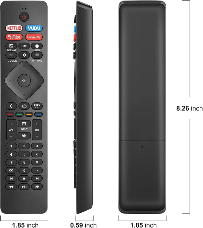 Replacement for Philips Smart TV Remote Control,Universal for Philips 4K UHD Android Smart TVs