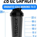 VELOMIX 28oz Protein Shaker Bottle 6-Pack - Leak-Proof, Smooth Mixes