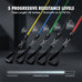 VEICK Resistance Bands - 5 Workout Bands with Handles for Home Fitness