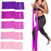 Lianjindun 5-Piece Professional Resistance Bands - Latex-Free, Pilates Workout Bands