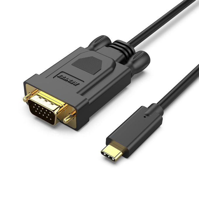 BENFEI USB-C to VGA Cable – 6 Feet, Thunderbolt 3/4 Compatible, for MacBook, iPad, iPhone 15, Surface, XPS & More