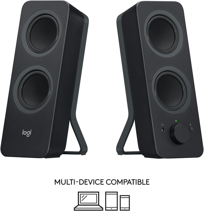 Logitech Z207 2.0 Stereo Computer Speakers with Bluetooth
