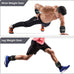 APEXUP Adjustable Ankle Weights 10lbs Pair, Modularized Leg Straps for Yoga, Walking, Running