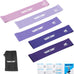 WIKDAY Resistance Bands Set - 5 Workout Loops for Men Women Home Gym Fitness