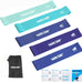 WIKDAY Resistance Bands Set - 5 Workout Loops for Men Women Home Gym Fitness