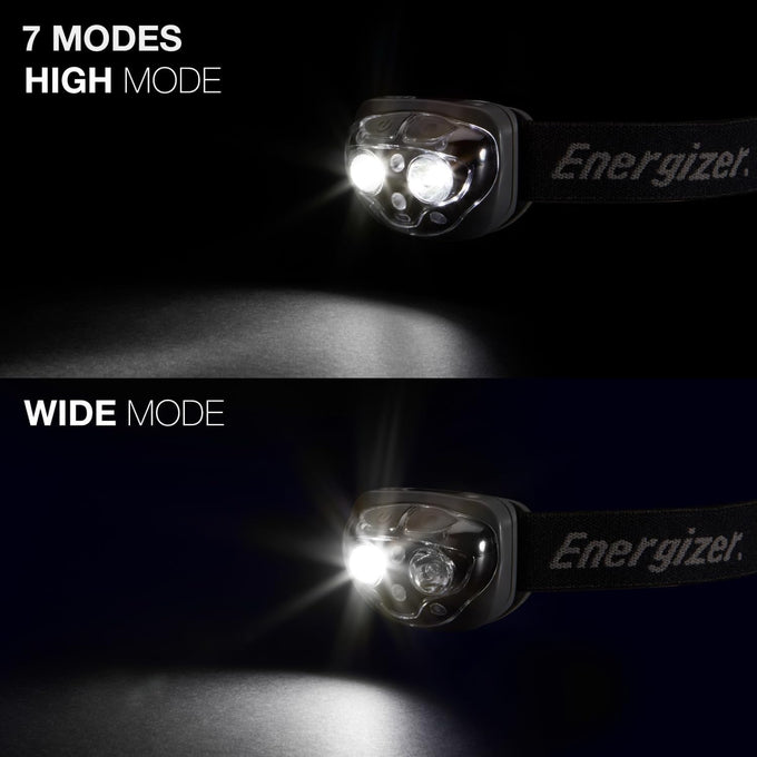 Energizer PRO LED Headlamp, IPX4 Water Resistant Headlamps, High-Performance Head Light for Outdoors, Camping, Running, Storm, Survival LED Light for Emergencies (Batteries Included)