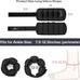 Sportneer Adjustable Ankle Weights Set - 2-10 lbs Removable Neoprene Leg Weights