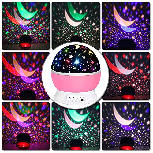 Toys for 1-10 Year Old Girls,Star Projector for Kids 2-9 Year Old Girl Gift Toy for 3-8 Year Old Girls Christmas Gift for 4-7 Year Old Boys Birthday Gift Stocking Stuffers for Kid