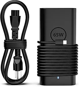 Replacement for Dell Laptop Charger 65W USB-C;Compatible with All Dell Computer 65 Watt USB Type C Power Adapter