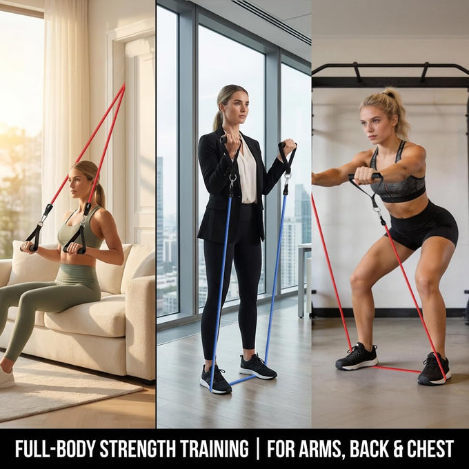 Veick Resistance Bands for Home Workout with Handles