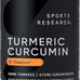 Sports Research Turmeric Curcumin C3 Complex Softgels with BioPerine and Organic Coconut Oil