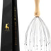 USAGA 32 Fingers Head Massager Wood Handle Scalp Relaxer