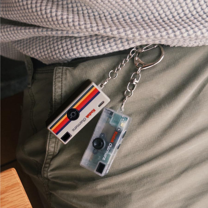 KODAK CHARMERA Keychain Digital Camera Blind Box Single Box (1PC),Mini Camera,Digicam,Video Recording,Bag Charm,Film Simulation Presets,1.6 Megapixels,Micro SD Card Slot,for Beginners Teens and Adults