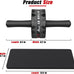 Abiarst Ultra-Wide Ab Roller Wheel for Abs & Core Strength Training