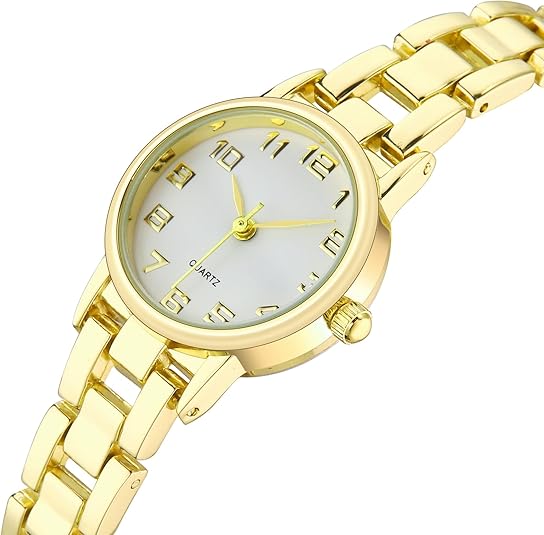 TWOPTION Women’s Waterproof Wrist Watch – Slim Analog Quartz Bracelet, Dainty Gift