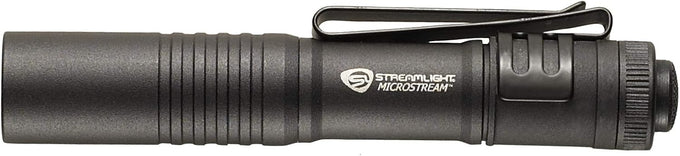 Streamlight 66318 MicroStream 45-Lumen Everyday Carry Pocket Flashlight with AAA Alkaline Battery, Black