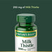Nature's Bounty Milk Thistle 1000mg, Herbal Health Supplement, Daily Supplement, Gluten Free, Rapid Release Softgels, 50 Ct