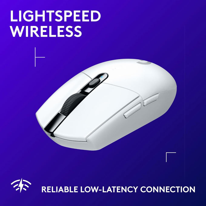 Logitech G305 Lightspeed Wireless Gaming Mouse, White