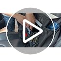 ECWKVN Car Front Seat Organizer - Car File Organizer, Passenger Seat Storage Bag Law Enforcement - Vehicle Storage with Dedicated Laptop Tablet Holder Cup Holder, Black