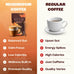 RYZE SUPERFOODS Mushroom Medium Roast Coffee USDA Organic with 6 Adaptogenic Mushrooms, USA Grown Instant Coffee for Better Energy, Focus Digestion Immunity with Lions Mane & Turkey Tail 30 Servings