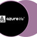 AZURELIFE Dual-Sided Exercise Core Sliders for Carpet & Hardwood