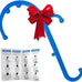 LiBa Blue Handheld Back Neck Shoulder Massager for Pain Relief