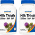 Nutricost Milk Thistle Extract 240 Capsules for 240 Servings Per Bottle - Vegan, GMO Free and Gluten Free