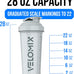 VELOMIX 28oz Protein Shaker Bottles - 4 Pack, Leak Proof