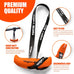 Neutral Grip Pull Up Handles for Home Gym Workout, Ergonomic & Non-Slip