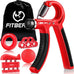 FitBeast Grip Strengthener Kit - 5 Adjustable Resistance Hand Grips for Forearm Workout