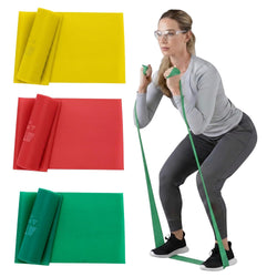 THERABAND Resistance Bands Set - Beginner Kit, Latex Strength Training Bands