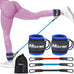 Ankle Resistance Bands with Cuffs for Leg, Booty & Hip Workouts