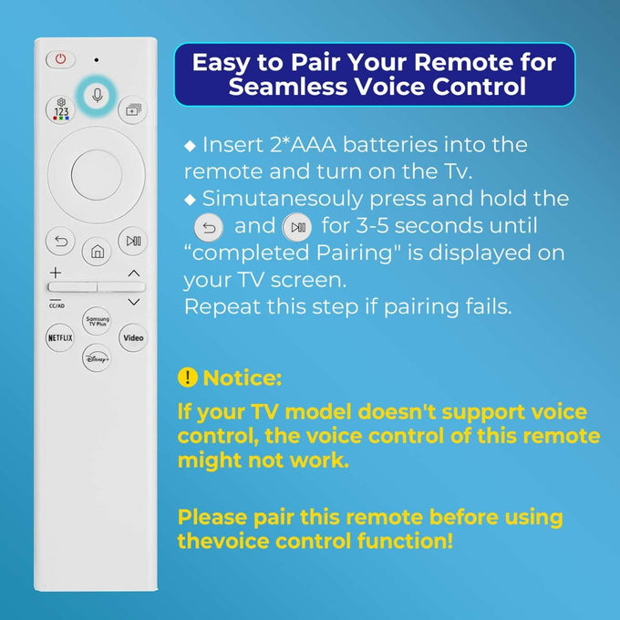 for Samsung Frame TV Remote Replacement, for 2018-2024 Samsung Frame Remote, Voice Function. for Crystal QLED QLED 4K 8K. Bn59-01391A(No Solar).