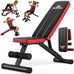 NICEPEOPLE Adjustable Weight Bench for Home Gym, 660LBS Capacity