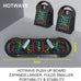 HOTWAVE 20-in-1 Foldable Push Up Board for Home Gym Strength Training