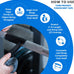 Core Prodigy Fusion Silicone Rubber Grip Tape for Pull Up Bars, Barbells & Sports Equipment