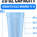 VELOMIX 20oz Protein Shaker Bottle, Leak-Proof, Dishwasher Safe