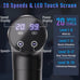 cotsoco deep tissue massage gun with 9 attachment heads and 20 speeds